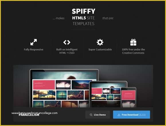 Website Template HTML5 Free Of Free Responsive HTML5 Css3 Site Templates