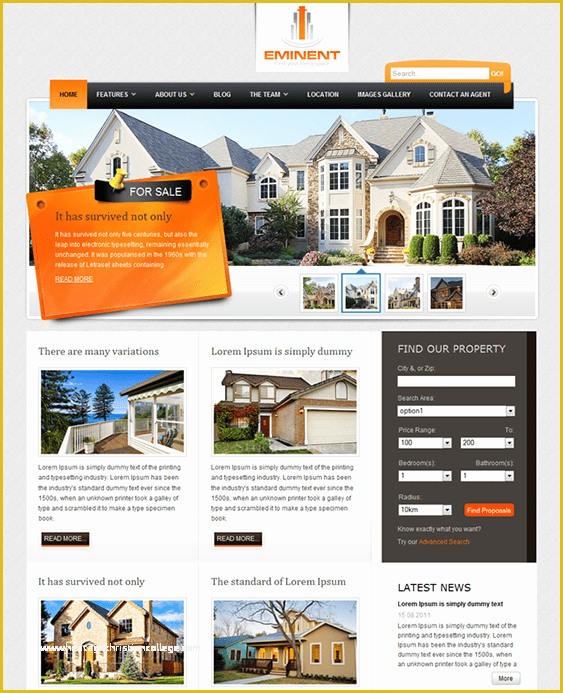 Website Templates for Real Estate Agents Free Of 10 Of the Best Joomla Real Estate Templates – Down