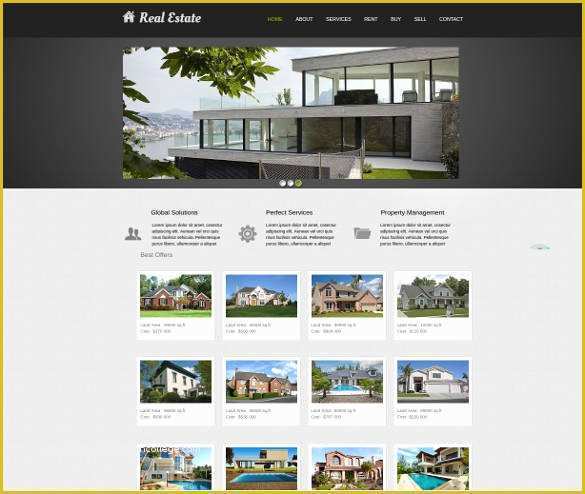 Website Templates for Real Estate Agents Free Of 33 Real Estate Website themes &amp; Templates