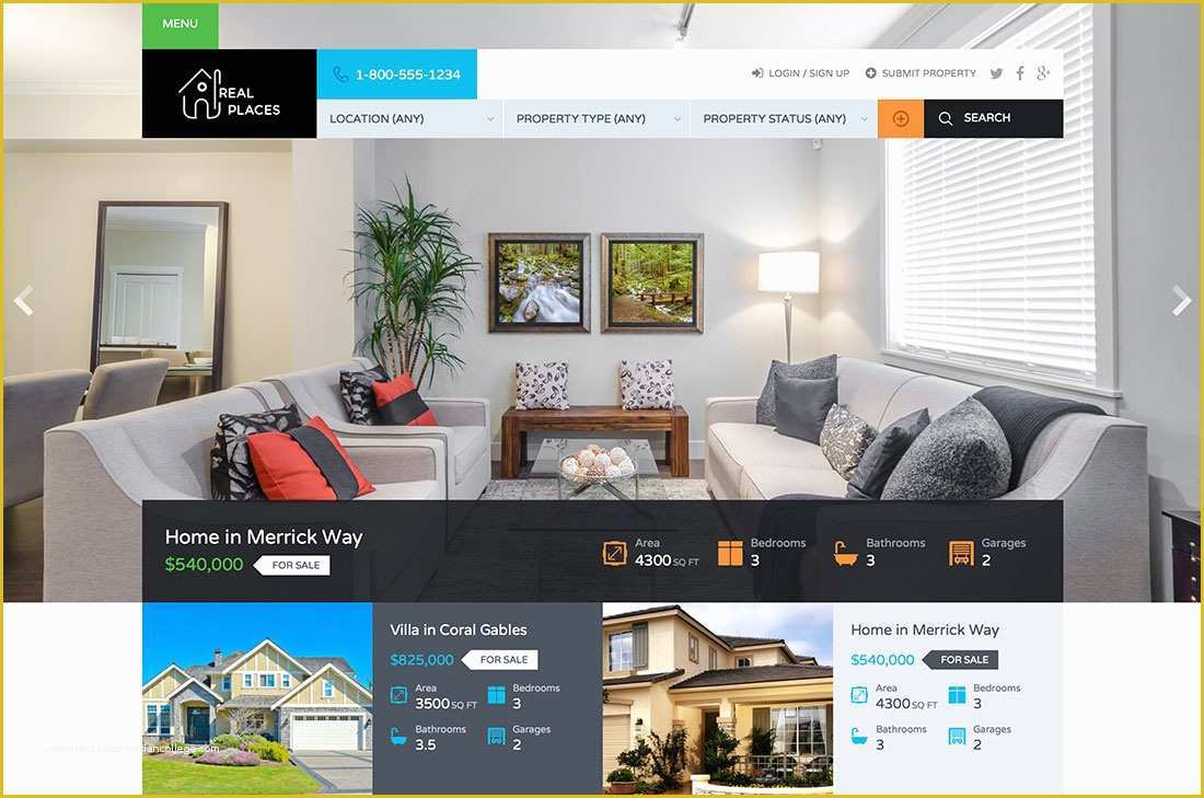 44 Website Templates for Real Estate Agents Free