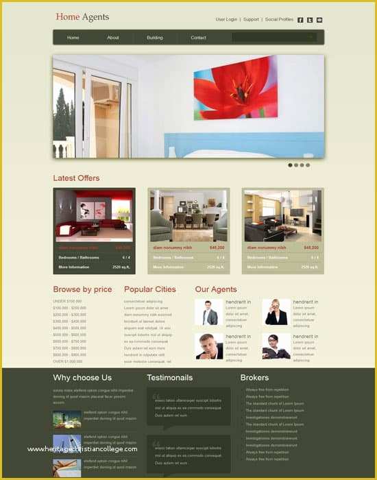 Website Templates for Real Estate Agents Free Of 55 Excellent Real Estate Website Templates Free Premium