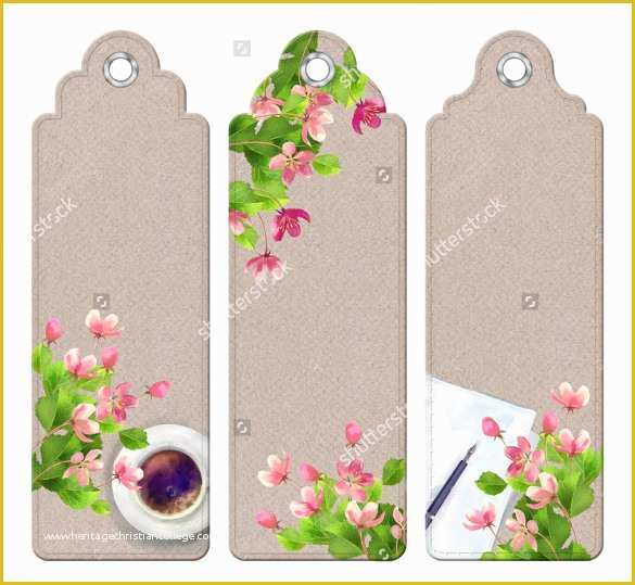 Wedding Bookmarks Templates Free Of 101 Blank Bookmark Templates – Free Sample Example