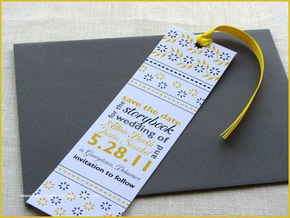 Wedding Bookmarks Templates Free Of 20 Wedding Bookmark Templates Psd Vector Eps