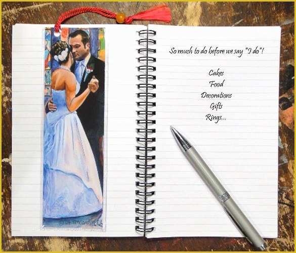 Wedding Bookmarks Templates Free Of 20 Wedding Bookmark Templates Psd Vector Eps