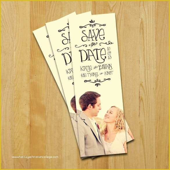 Wedding Bookmarks Templates Free Of Wedding Bookmark Template – 95 Free Psd Ai Vector Eps