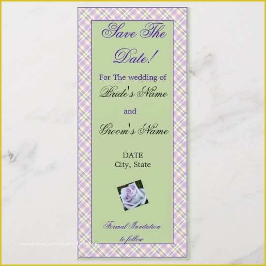 Wedding Bookmarks Templates Free Of Wedding Save the Date Bookmark Template