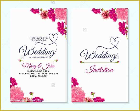 Wedding Card Design Template Free Download Of 59 Wedding Card Templates Psd Ai