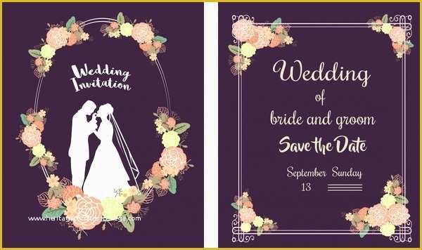 Wedding Card Design Template Free Download Of Birthday Invitation Template Free Vector 14 715