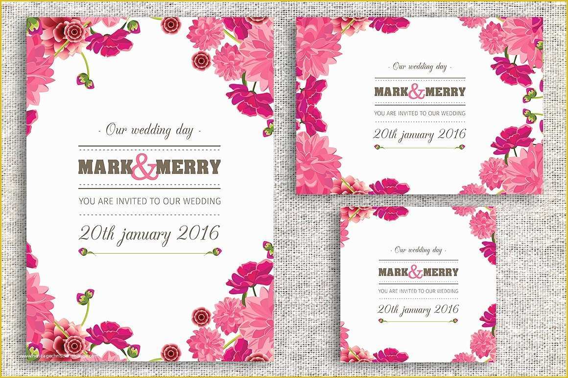 Wedding Card Design Template Free Download Of Wedding Invitation Card Wedding Templates Creative Market