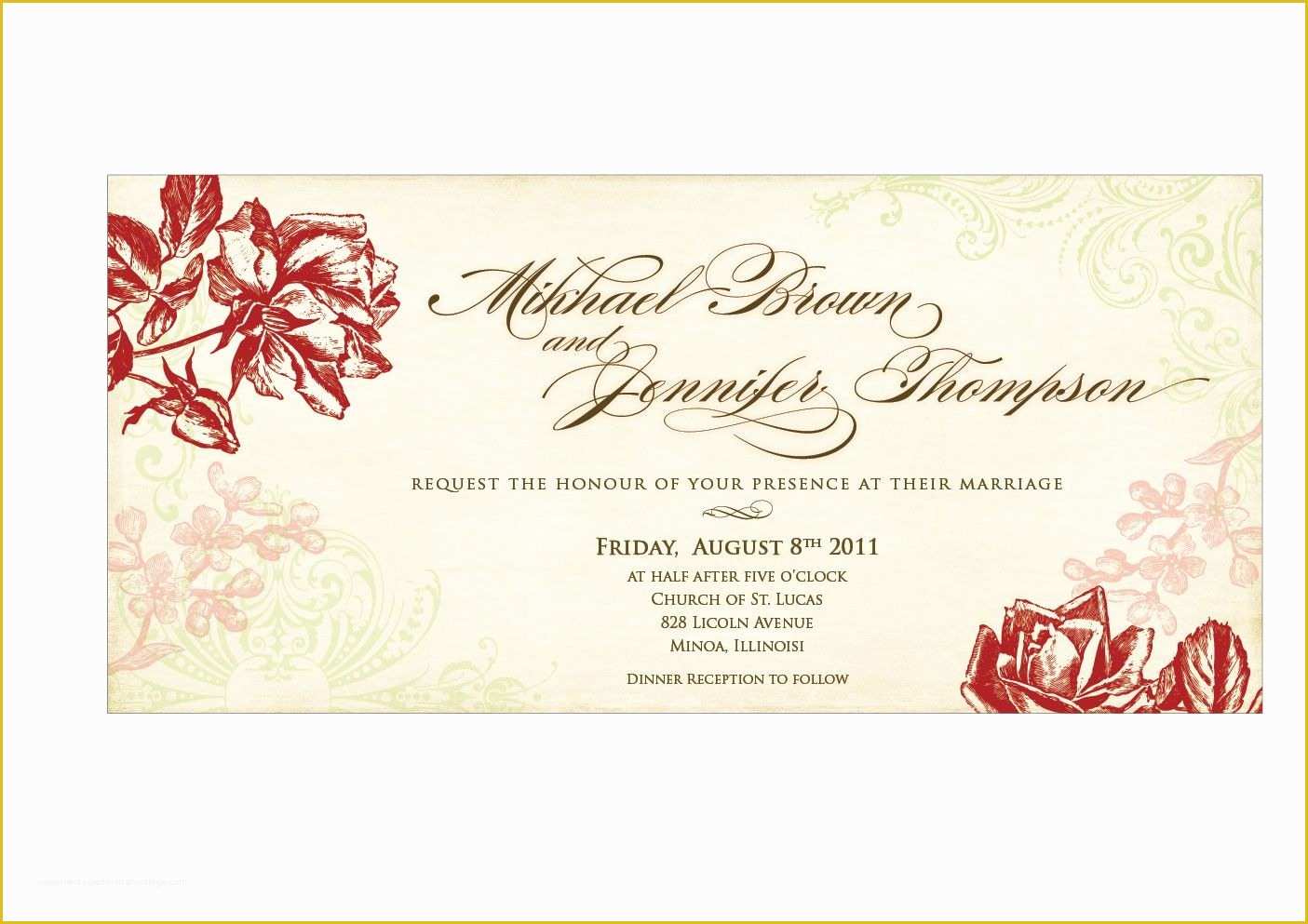 Wedding Card Design Template Free Download Of Wedding Invitation Templates