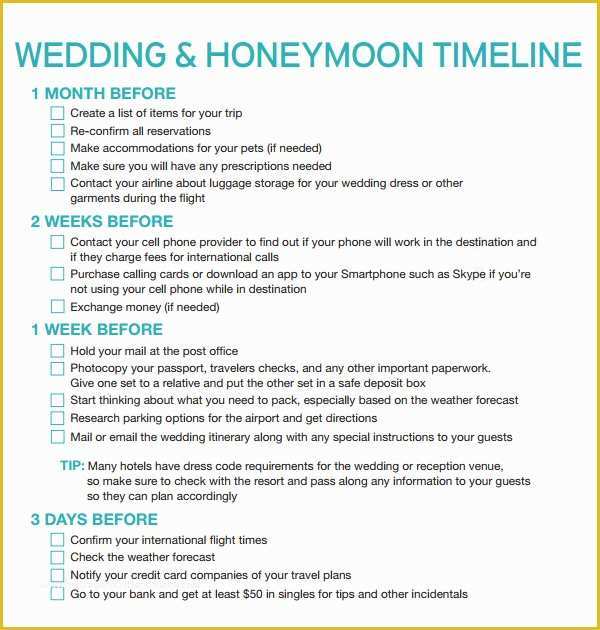 Wedding Day Timeline Template Free Of Wedding Timeline Template 9 Free Download for Pdf