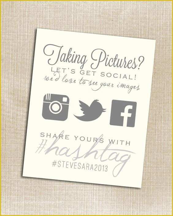 Wedding Hashtag Sign Template Free Of Best 25 Hashtag Wedding Ideas On Pinterest