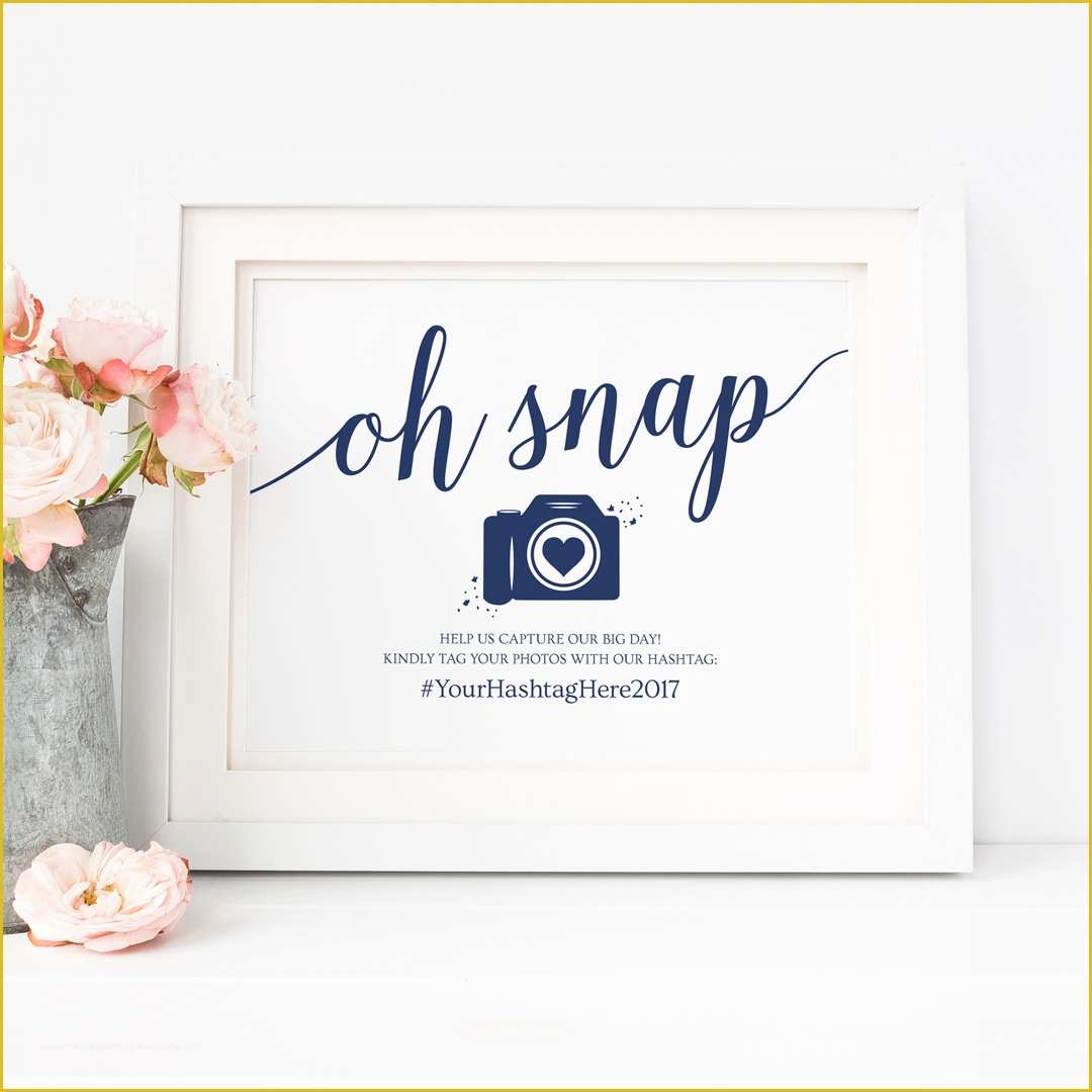 Wedding Hashtag Sign Template Free Of Diy Wedding Hashtag Sign Tutorial and Free Template