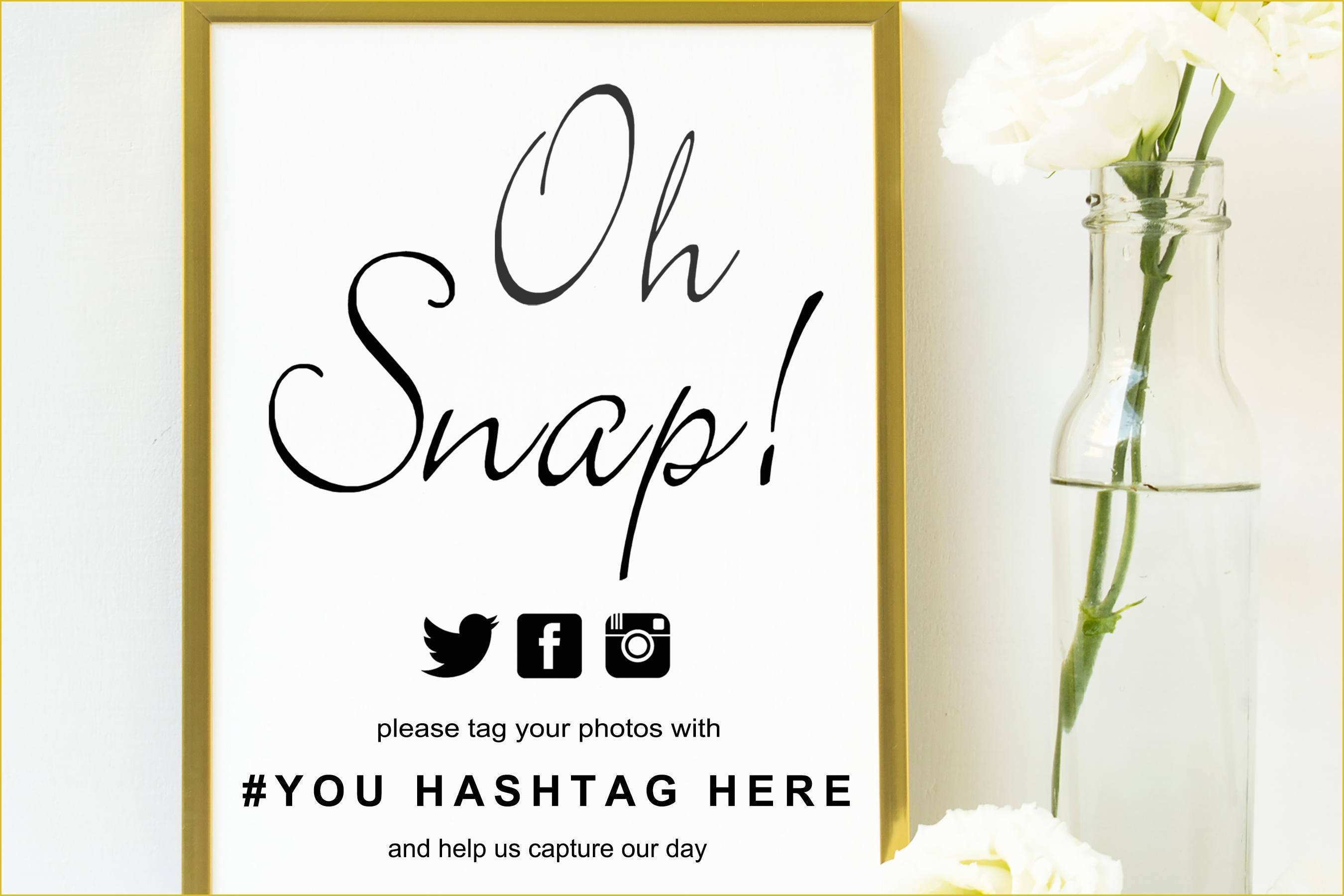 Wedding Hashtag Sign Template Free Of Wedding Hashtag Sign Template Free Printable Hashtag Sign