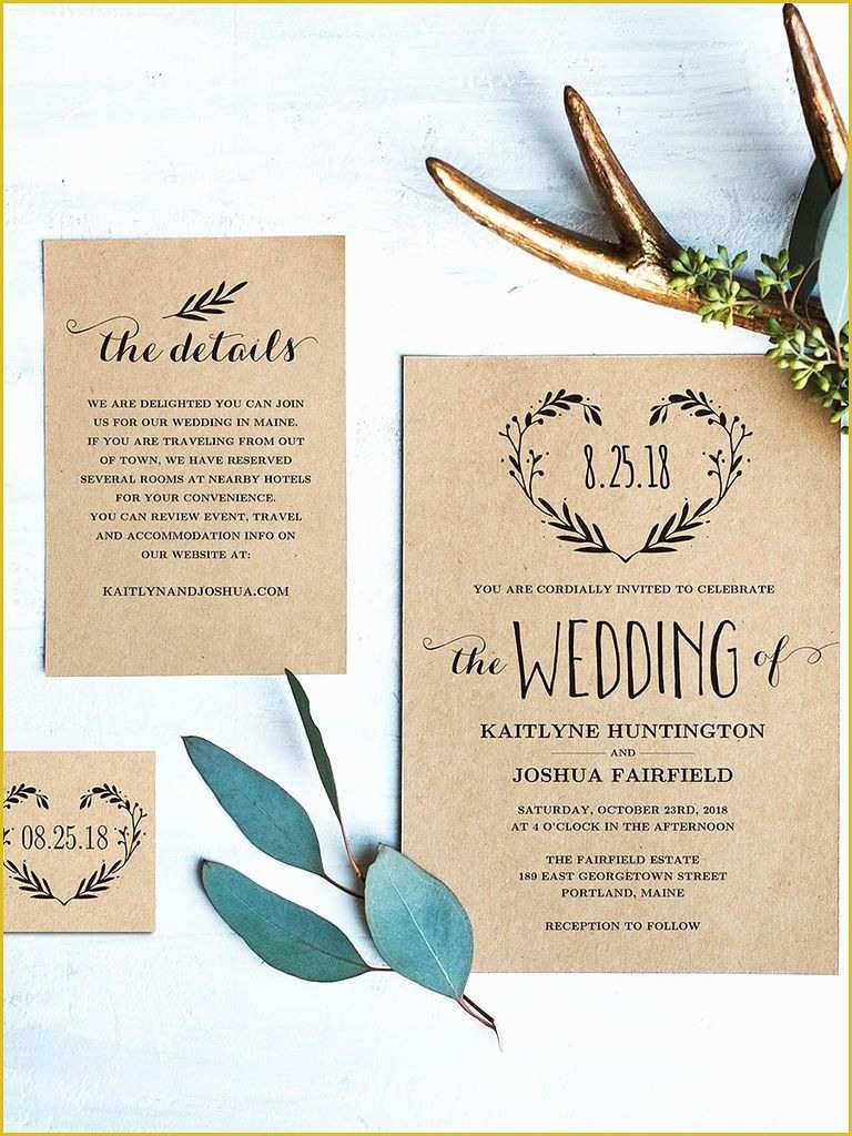 Wedding Invitation Design Templates Free Download Of 16 Printable Wedding Invitation Templates You Can Diy