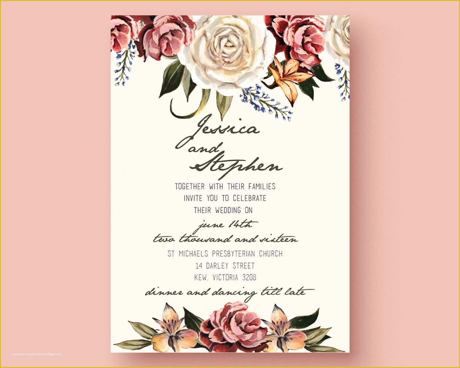 Wedding Invitation Design Templates Free Download Of Get the Template Free This is An Adobe