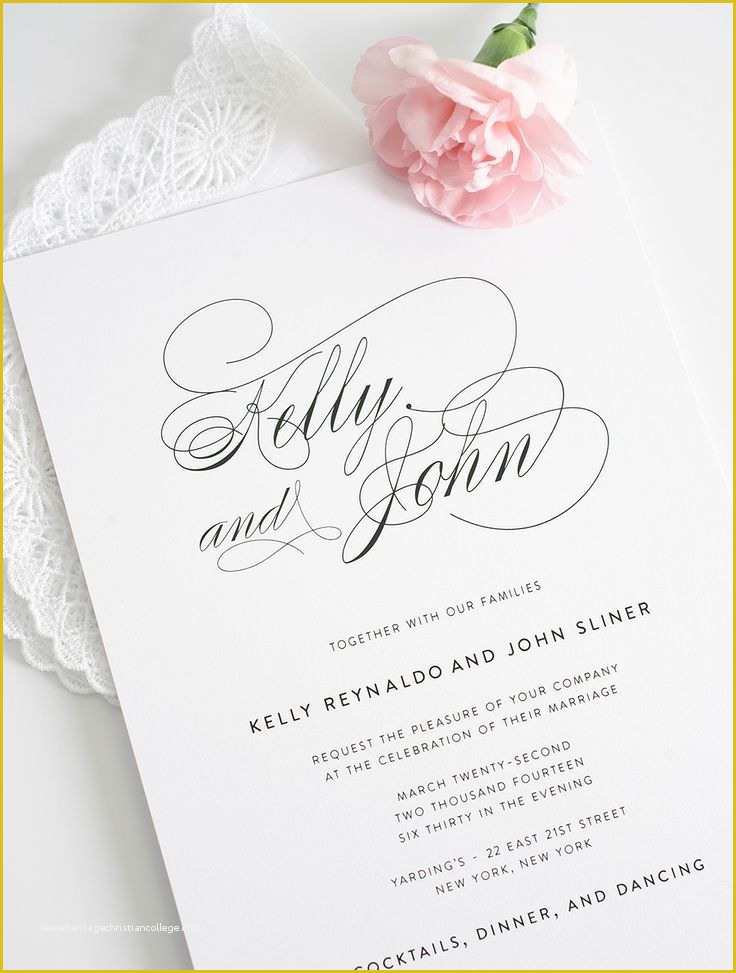 Wedding Invitation Samples Free Templates Of 25 Best Ideas About formal Invitations On Pinterest