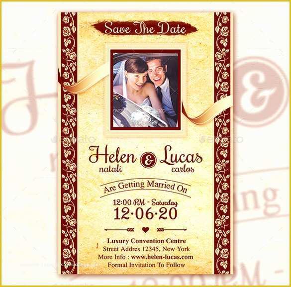 Wedding Invitation Samples Free Templates Of 31 Elegant Wedding Invitation Templates – Free Sample