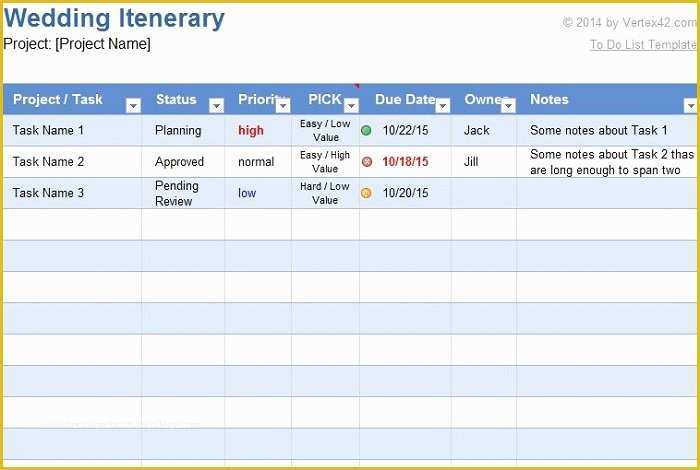 Wedding Itinerary Template Free Download Of 37 Free Beautiful Wedding Guest List & Itinerary Templates