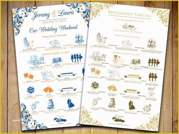 Wedding Itinerary Template Free Download Of 44 Wedding Itinerary Templates Doc Pdf Psd