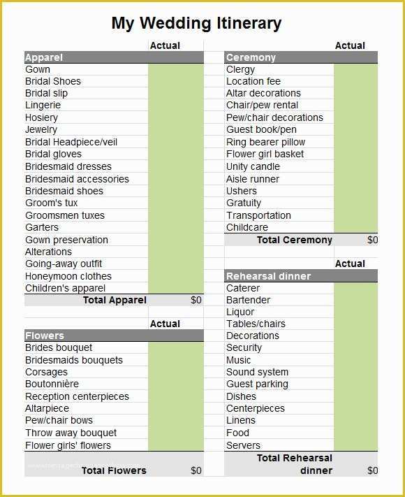 Wedding Itinerary Template Free Download Of Wedding Itinerary Template 8 Download Free Documents In