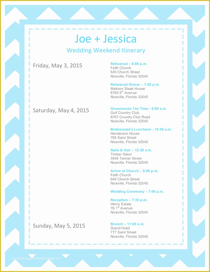 Wedding Itinerary Template Free Download Of Wedding Itinerary Template Free Documents for