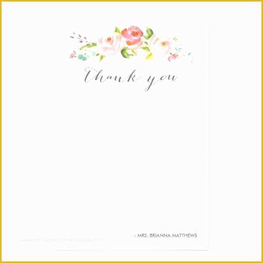Wedding Letterhead Templates Free Of Floral Stationery Template