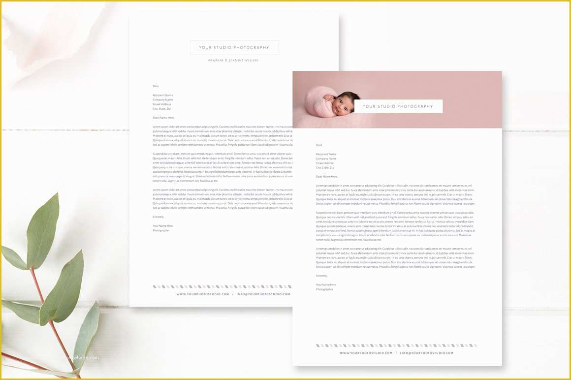 Wedding Letterhead Templates Free Of Grapher Letterhead Templates Stationery Templates