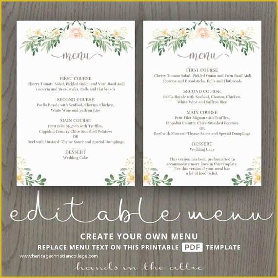 Wedding Menu Cards Templates for Free Of Menu Card Template Download 88 Best Wedding Menu Cards