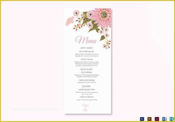 Wedding Menu Cards Templates for Free Of Sample Menu Card 42 Download In Psd Pdf Word