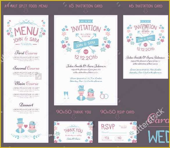 Wedding Menu Template Free Download Of 37 Wedding Menu Template – Free Sample Example format