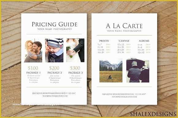 Wedding Photography Pricing Template Free Of Graphy Pricing Guide Template Stationery Templates
