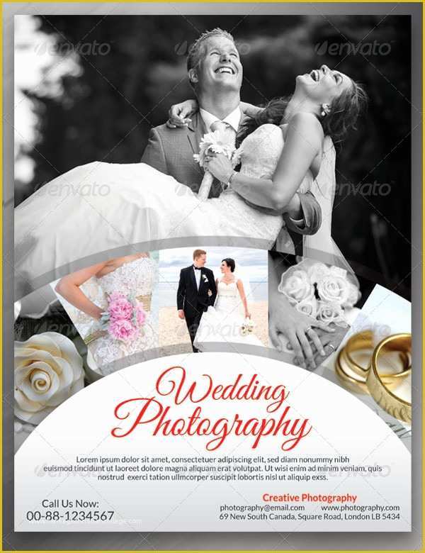 Wedding Photography Templates Free Of 25 Wedding Graphy Flyer Templates Free & Premium