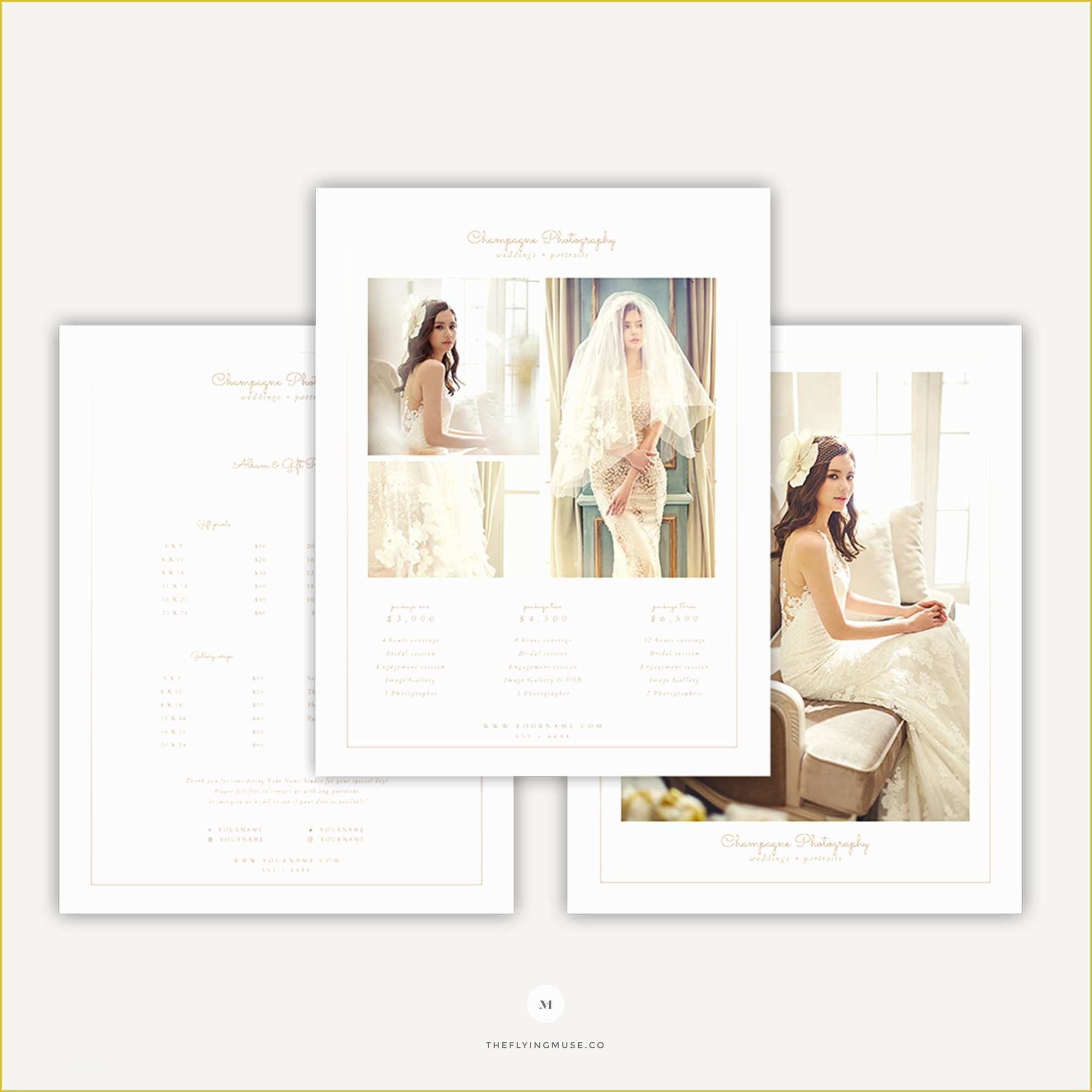 Wedding Photography Templates Free Of Minimal Wedding Graphy Pricing Guide Template