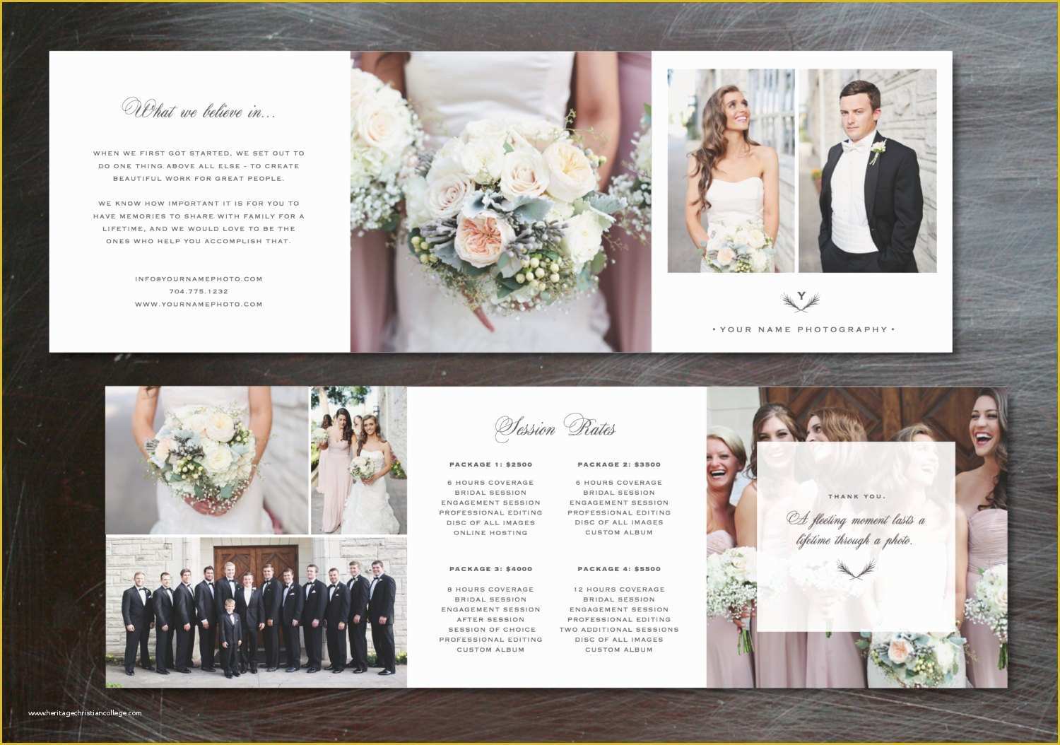 Wedding Photography Templates Free Of Template Trifold Pricing Guide Brochure Templates On