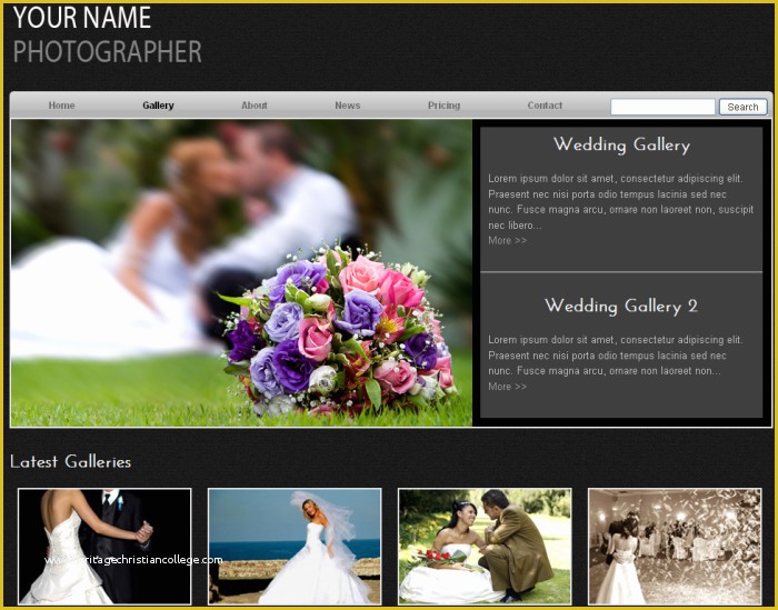 Wedding Photography Templates Free Of Wedding Grapher Free Template Dmxzone