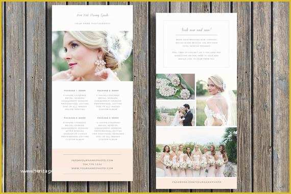 Wedding Photography Templates Free Of Wedding Grapher Pricing Guide Template Vista Print Rack