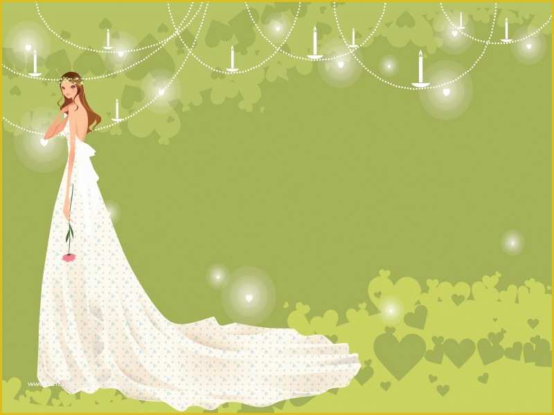Wedding Ppt Templates Free Download Of Bride with Groom In Green Powerpoint Templates Beauty