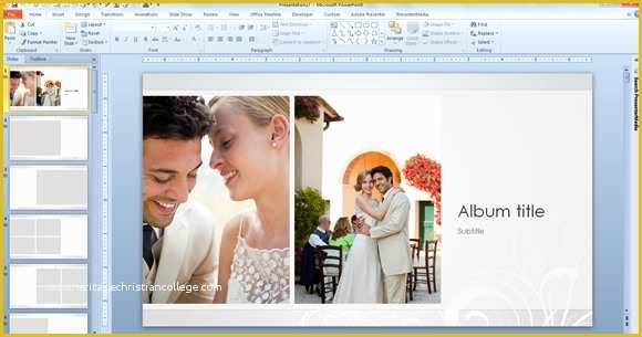 Wedding Ppt Templates Free Download Of Free Wedding Album Template for Powerpoint 2013
