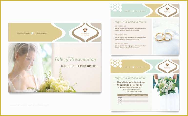 Wedding Ppt Templates Free Download Of Wedding Store & Supplies Powerpoint Presentation