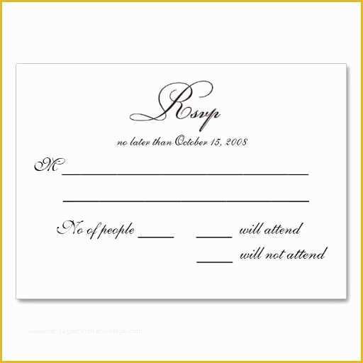 Wedding Rsvp Postcard Template Free Of Doc Rsvp Card Template Word Wedding Invitation You are
