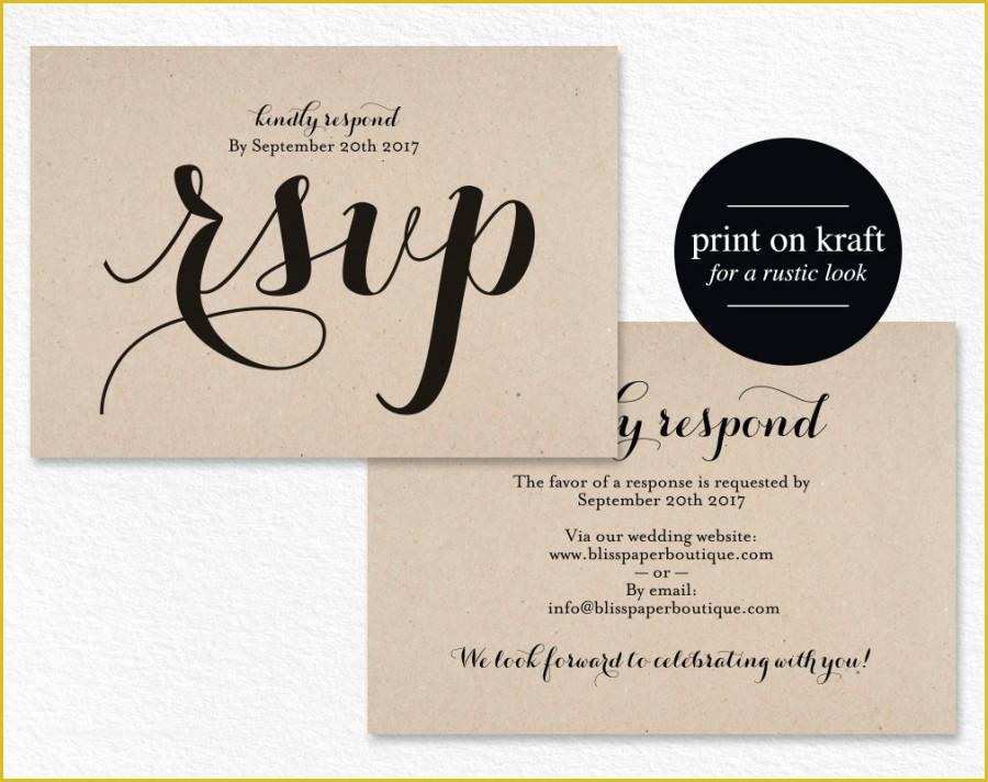 Wedding Rsvp Postcard Template Free Of Rsvp Postcard Rsvp Template Wedding Rsvp Cards Wedding