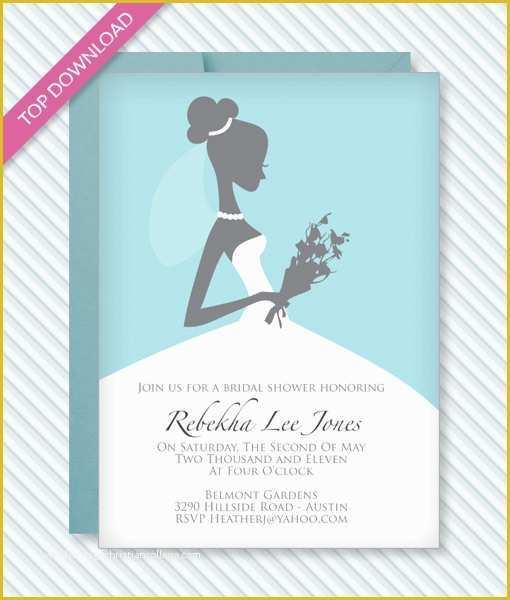 Wedding Shower Invitations Templates Free Download Of Bridal Shower Invitation Template – Download & Print