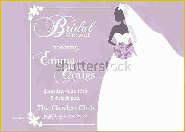 Wedding Shower Invitations Templates Free Download Of Bridal Shower Invitations Template – Aoteamedia