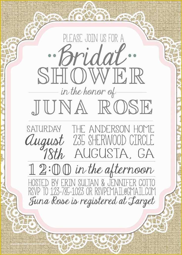 Wedding Shower Invitations Templates Free Download Of Wedding Invitation Templates Vintage Wedding Shower