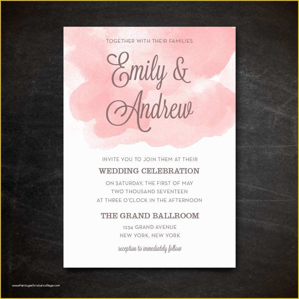 Wedding Templates Free Download Of Wedding Invitation Template Printable Wedding Invitation