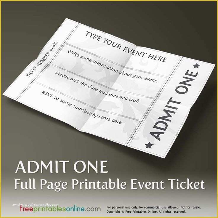 Wedding Ticket Template Free Of Best 25 Ticket Template Free Ideas On Pinterest