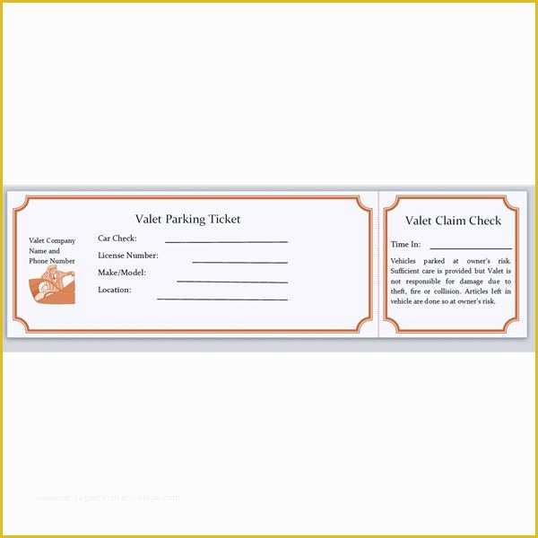 Wedding Ticket Template Free Of Download &amp; Use Free Microsoft Publisher Parking Ticket