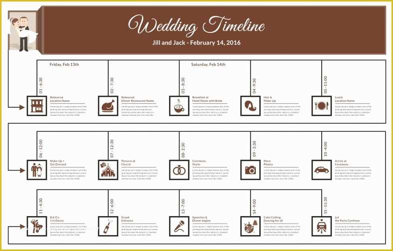 Wedding Timeline Template Free Of 29 Wedding Timeline Template Word Excel Pdf Psd