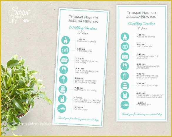 Wedding Timeline Template Free Of 31 Wedding Timeline Templates Psd Ai Eps Pdf Word